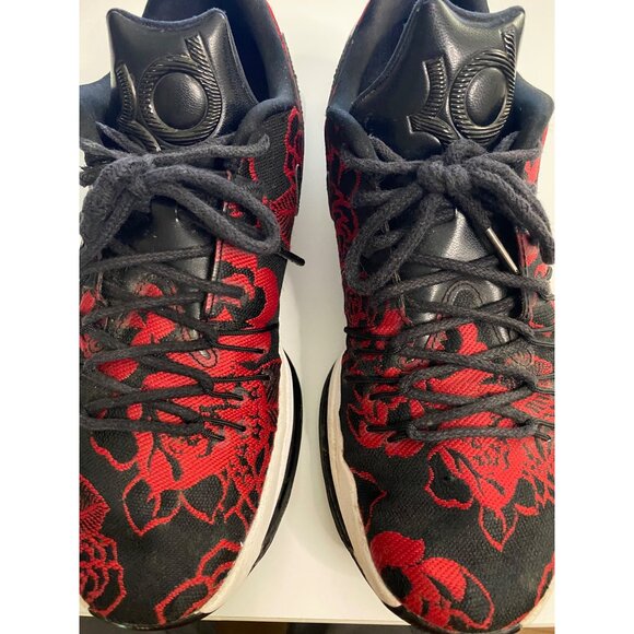 Nike KD 8 EXT Sneakers Mens 9.5 Black/Red Floral Kevin Durant‎ Low Top 806393 main image 14